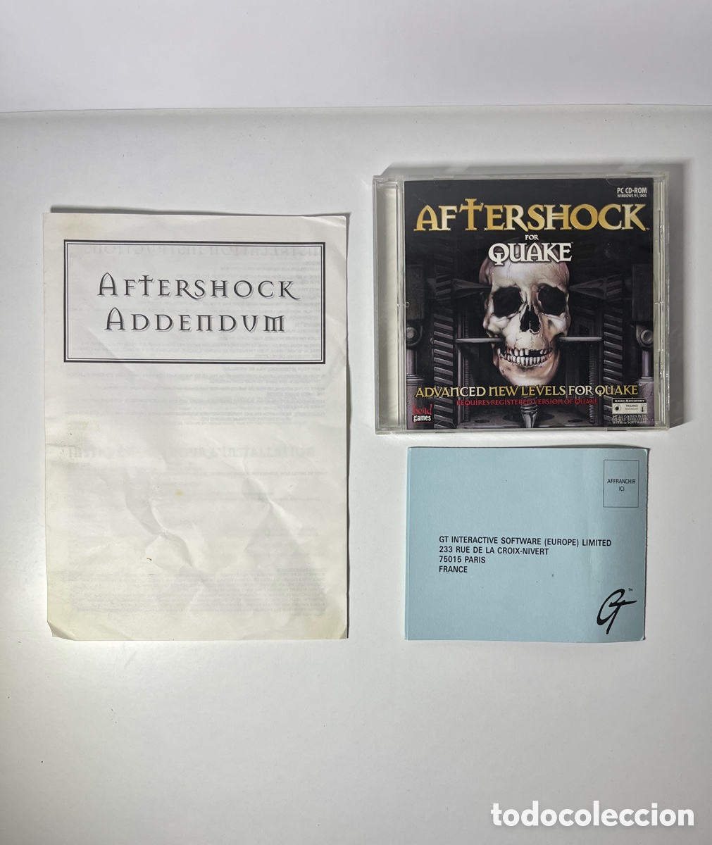 Videojuegos y consolas: Aftershock for Quake caja+manual - Foto 5