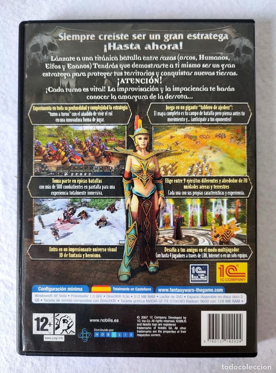 Videojuegos y consolas: Fantasy Wars / Funda De Carton / Juego Para PC / PAL ESP - Foto 4