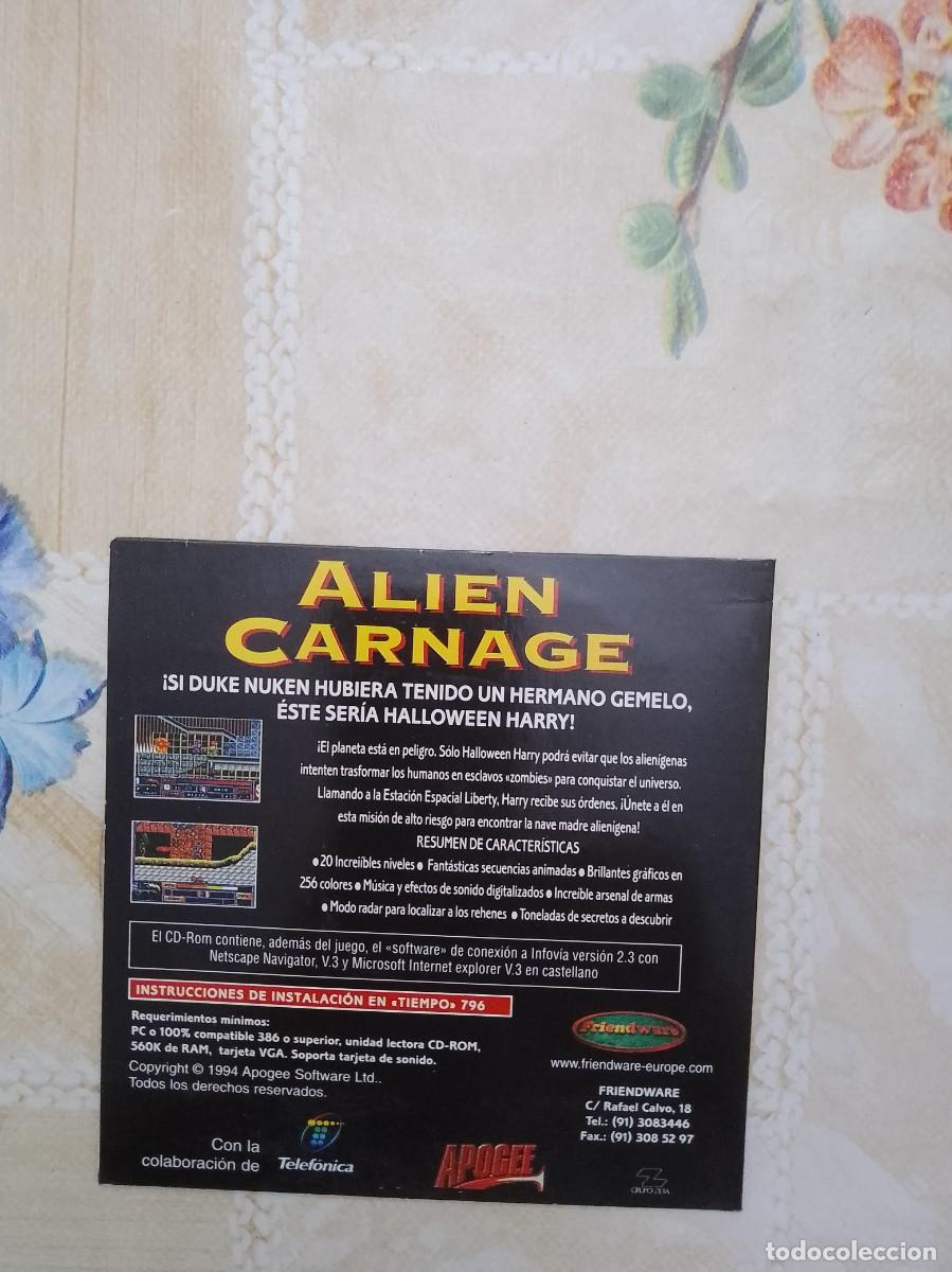 Videojuegos y consolas: Alien carnage pc nuevo sin estrenar - Foto 2