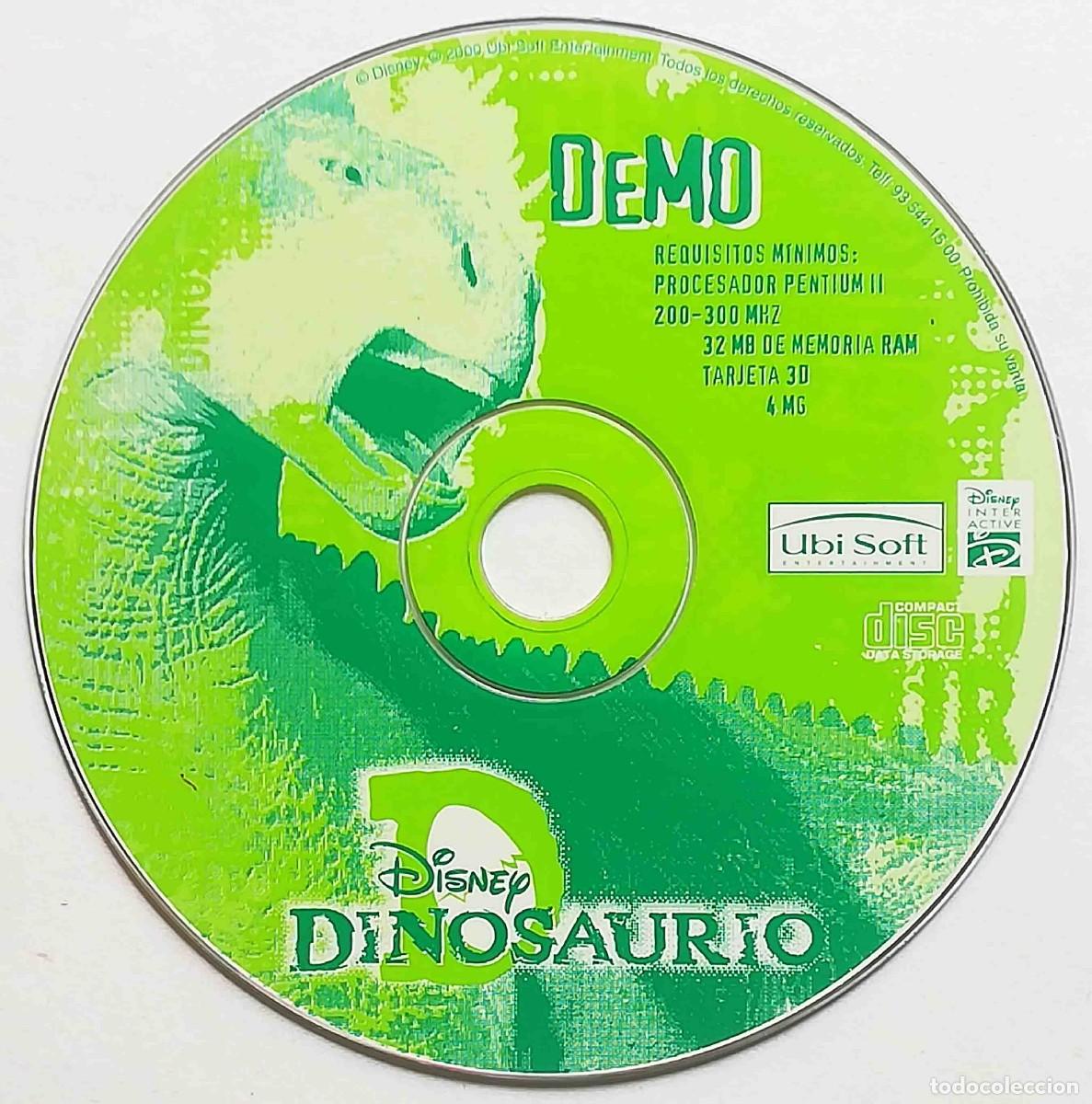 Videojuegos y consolas: PC Demo Dinosaurio Disney. Solo disco. - Foto 1