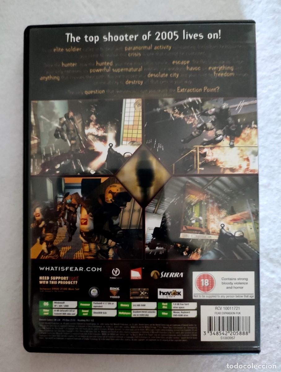Videojuegos y consolas: Fear Extraction Point / Expansion Pack / Juego Para PC / Juego en Ingl&eacute;s - Foto 2