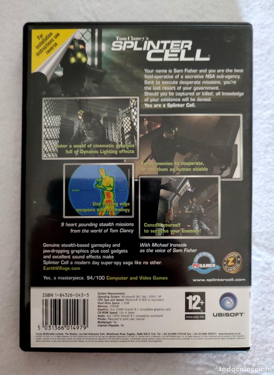 Videojuegos y consolas: Tom Clancys Splinter Cell / Juego Para PC / Juego En Ingles - Foto 2