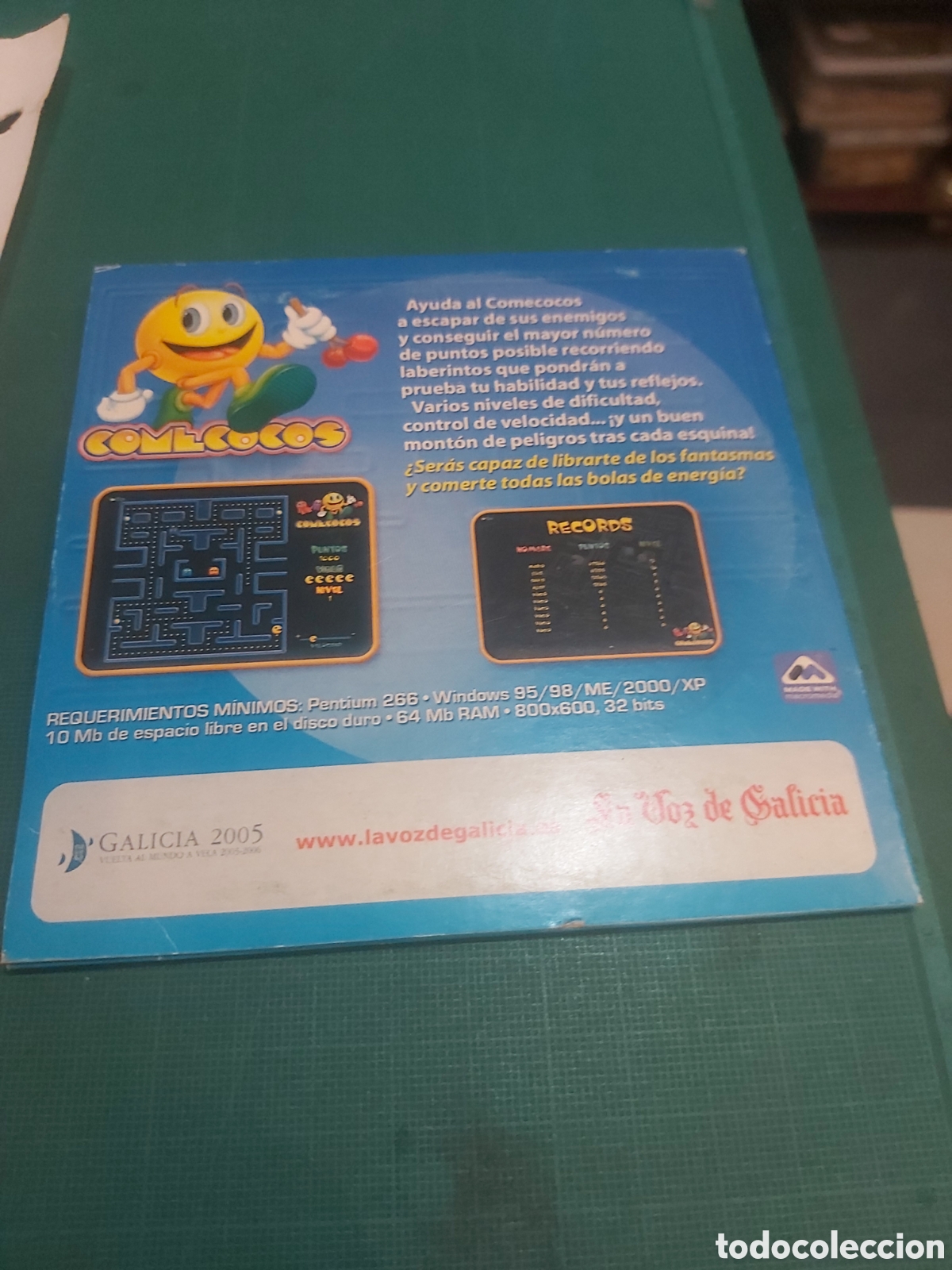 Videojuegos y consolas: C&aacute;taro games juego comecocos cd ROM Pc disco - Foto 2