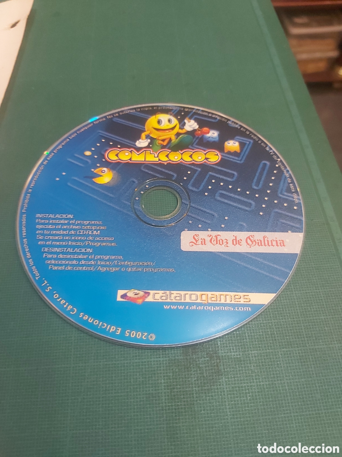 Videojuegos y consolas: C&aacute;taro games juego comecocos cd ROM Pc disco - Foto 3