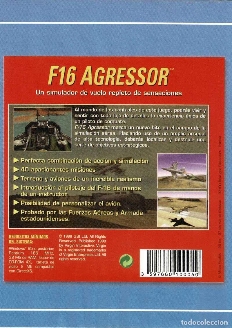 Videojuegos y consolas: F-16 Aggressor. Versi&oacute;n completa. PC - Foto 2