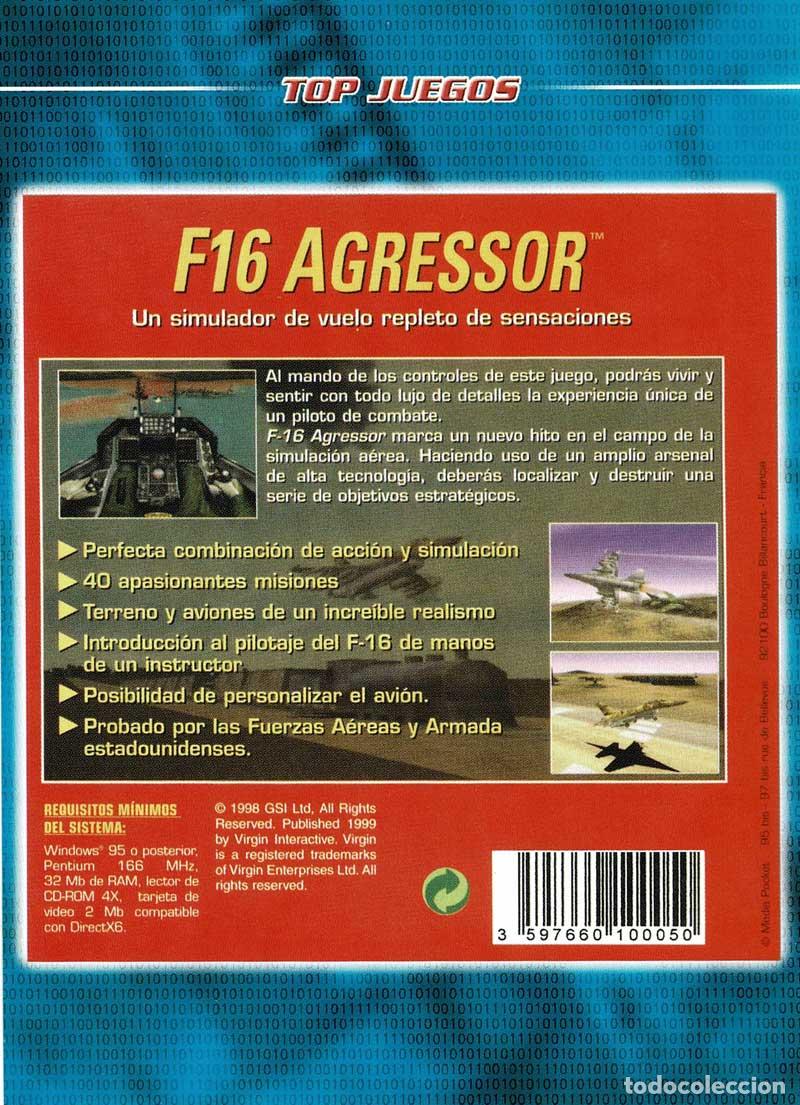 Videojuegos y consolas: F-16 Aggressor. Versi&oacute;n completa. PC (precintado) - Foto 2