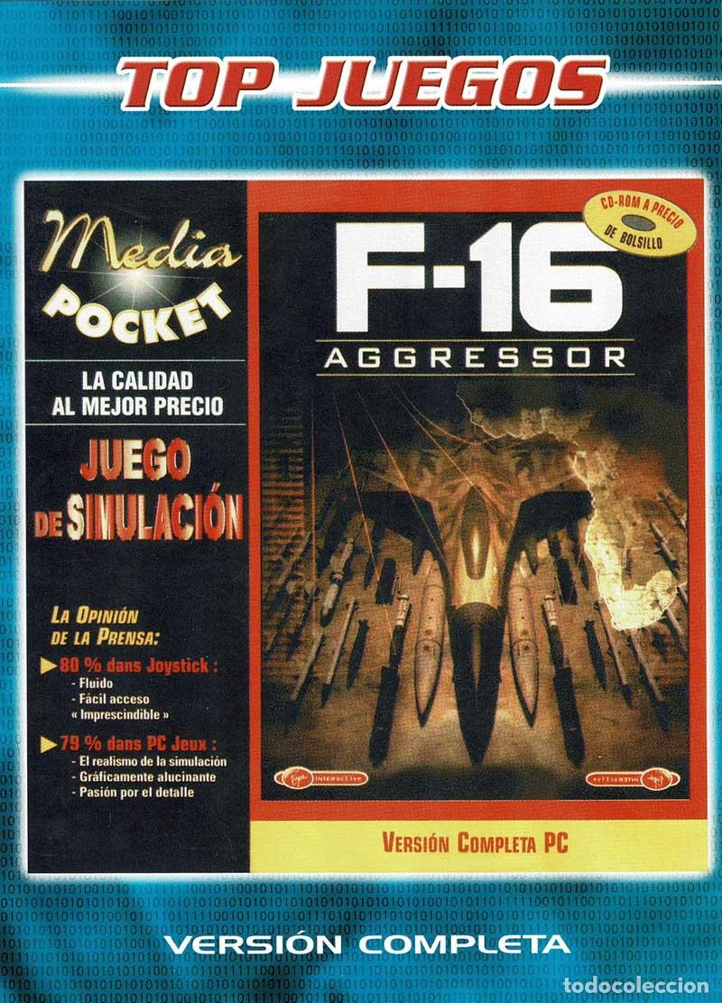 Videojuegos y consolas: F-16 Aggressor. Versi&oacute;n completa. PC (precintado) - Foto 1