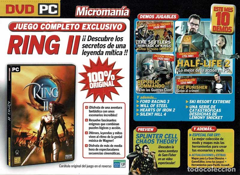 Videojuegos y consolas: Ring II. Microman&iacute;a No. 121. PC - Foto 1