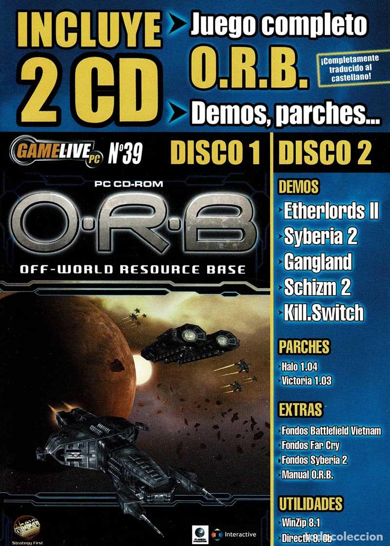 Videojuegos y consolas: O.R.B. Off World Resource Base. Game Live No. 39. PC - Foto 1