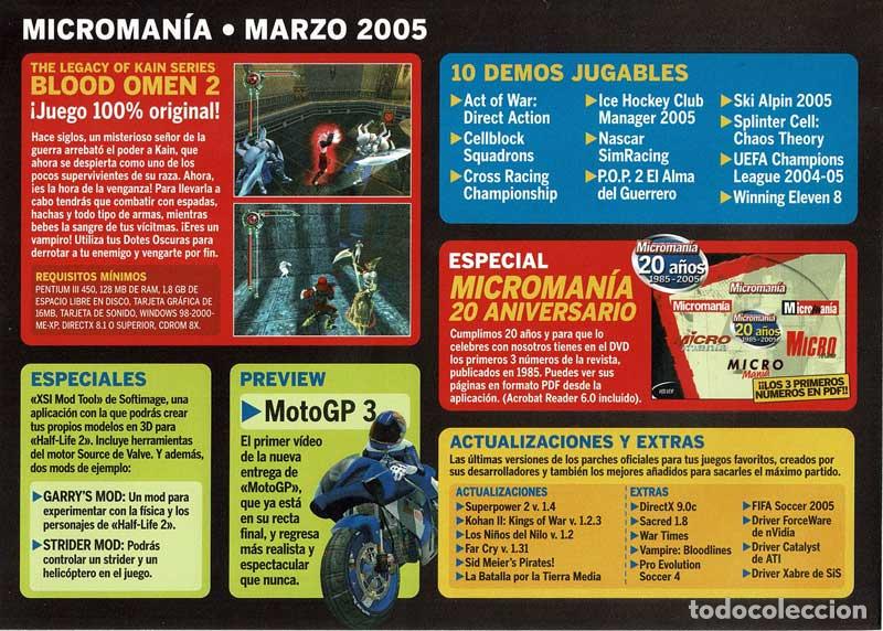 Videojuegos y consolas: Blood Omen 2. Microman&iacute;a No. 122. PC - Foto 2