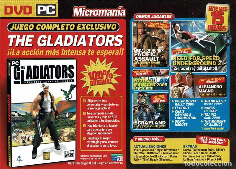 Videojuegos y consolas: The Gladiators. Microman&iacute;a No. 119. PC - Foto 1