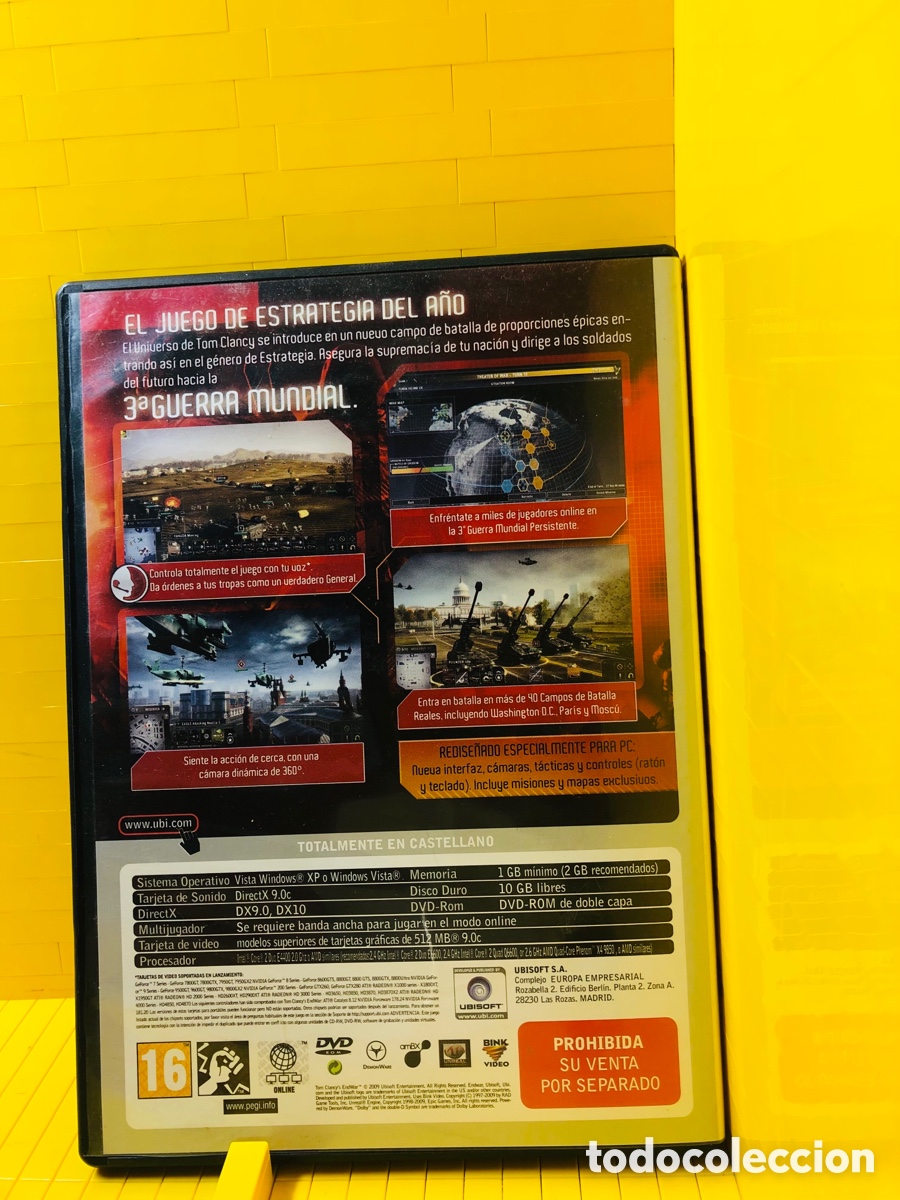 Videojuegos y consolas: Juego PC ● TOM CLANCYS ENDWAR ● UBISOFT ● - Foto 2