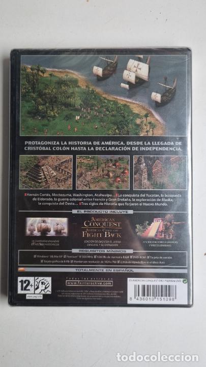 Videojuegos y consolas: AMERICAN CONQUEST - EDICION DE ORO - PC (PRECINTADO) - Foto 5
