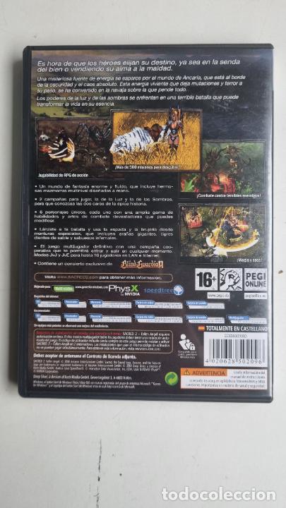 Videojuegos y consolas: Sacred 2 - Fallen Angel - JUEGO PC (2 CDS) - Foto 3