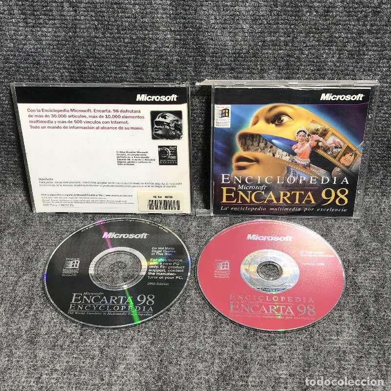 Videojuegos y consolas: ENCICLOPEDIA MICROSOFT ENCARTA 98 PC - Foto 1