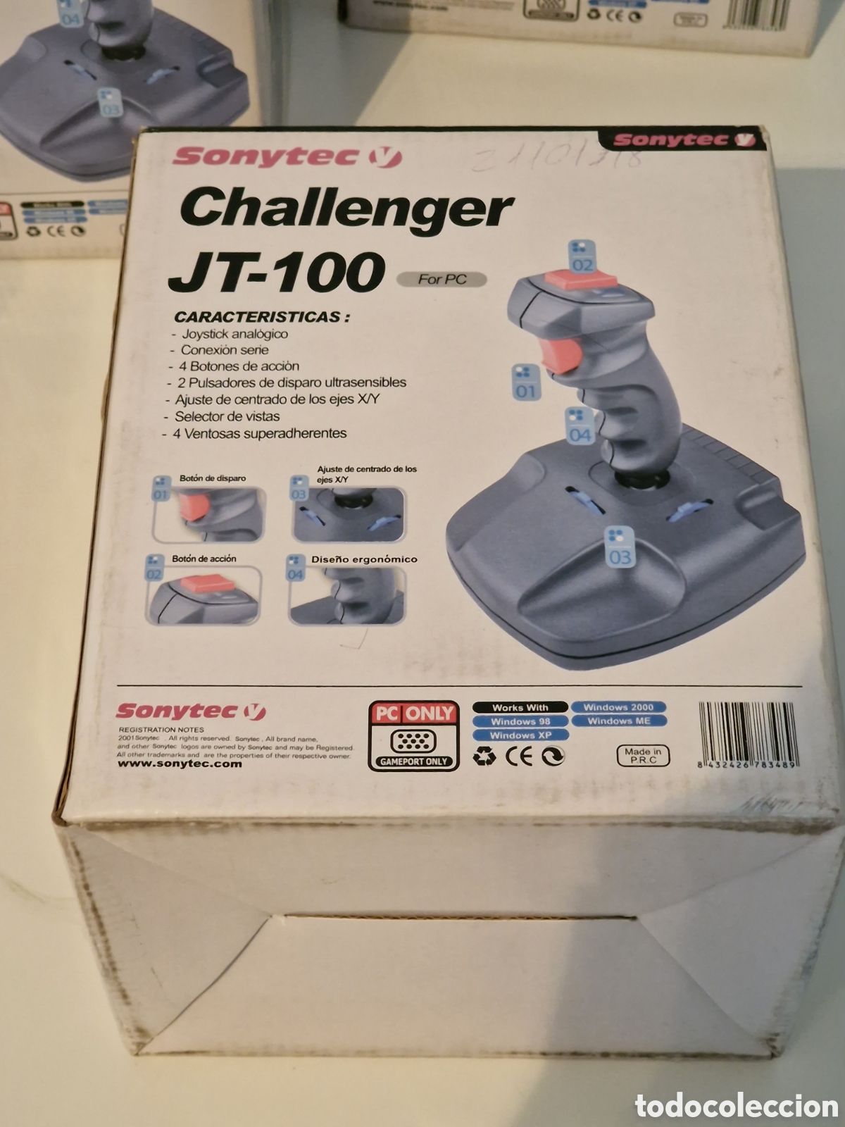 Videojuegos y consolas: lote de Joystick JT-100 - Foto 2