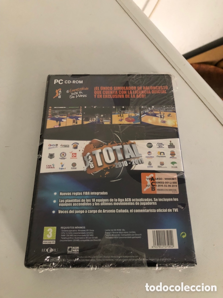 Videojuegos y consolas: Total Acb 2010-2011 Pc Nuevo Precintado - Foto 2