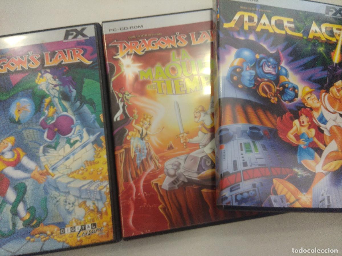 Videojuegos y consolas: LA TRILOGIA/DRAGONS LAIR/PC. - Foto 2