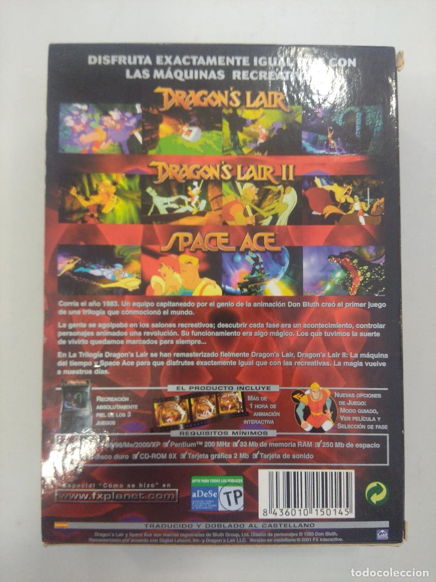 Videojuegos y consolas: LA TRILOGIA/DRAGONS LAIR/PC. - Foto 8