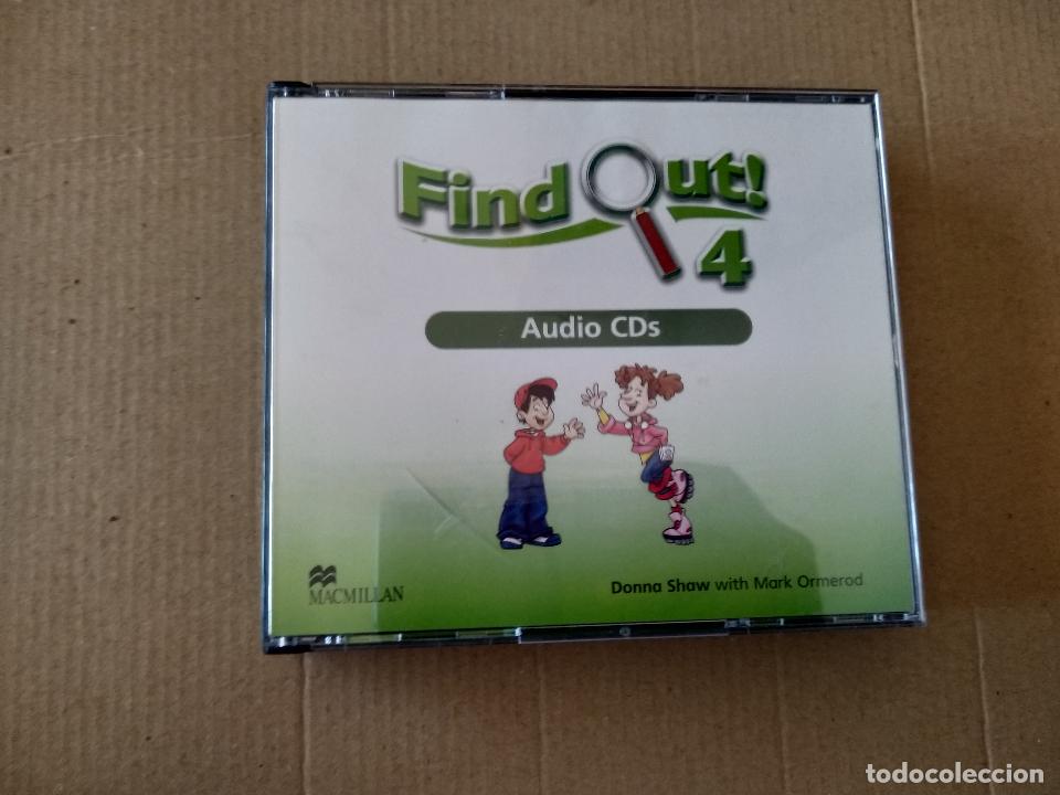 Videojuegos y consolas: CD FIND OUT 4 AUDIO MACMILLAN EN INGL&Eacute;S - Foto 1