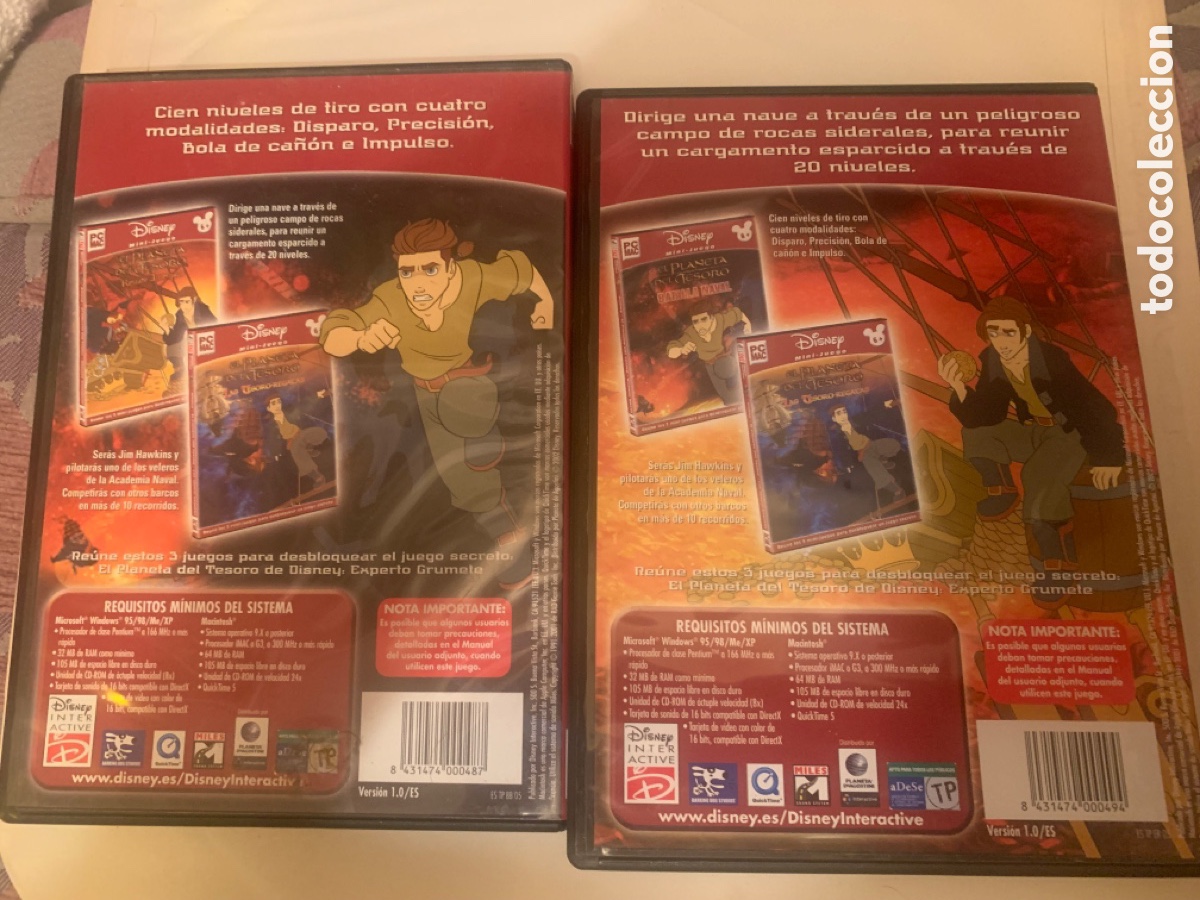Videojuegos y consolas: Lote juegos pc disney el planeta del tesoro - Foto 5