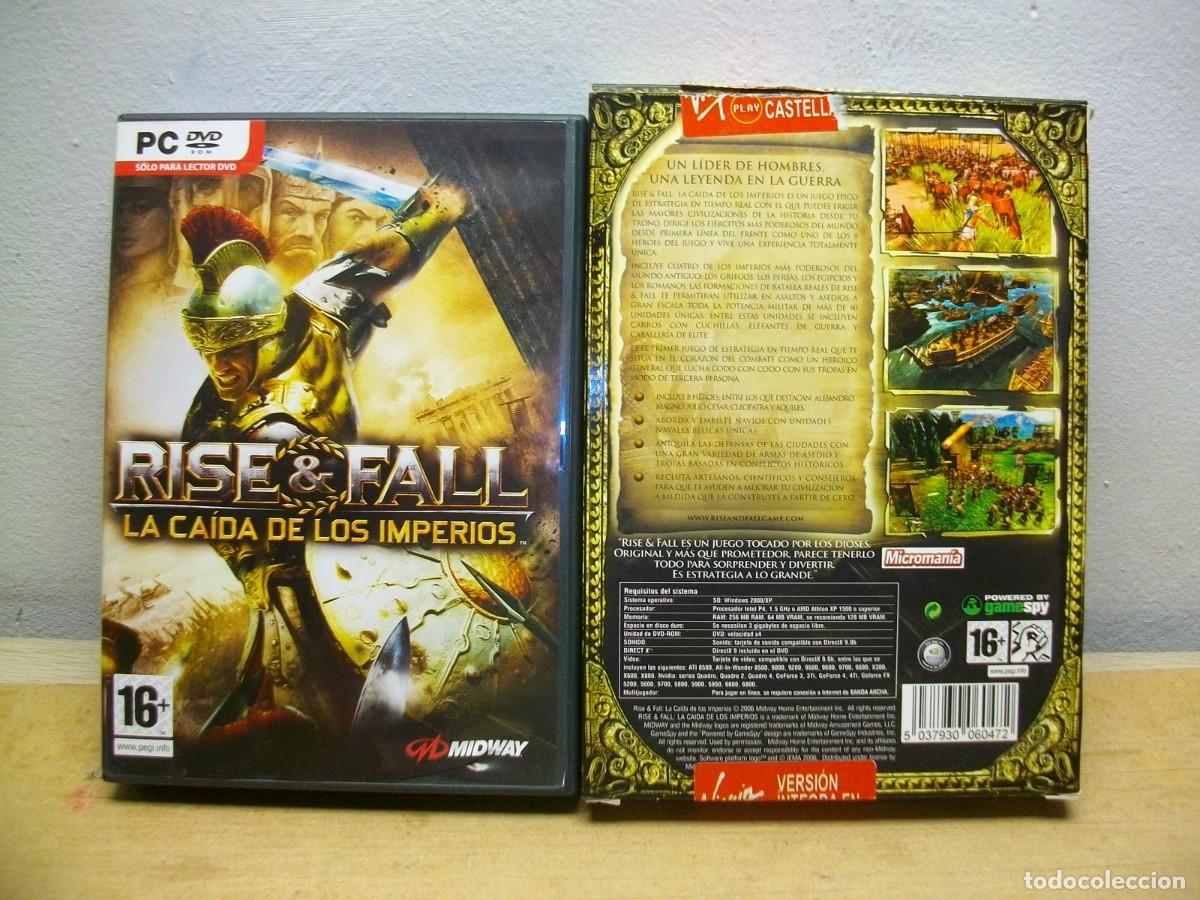 Videojuegos y consolas: RISE & FALL - LA CAIDA DE LOS IMPERIOS PC EDICION EN CAJA DE CARTON - Foto 1