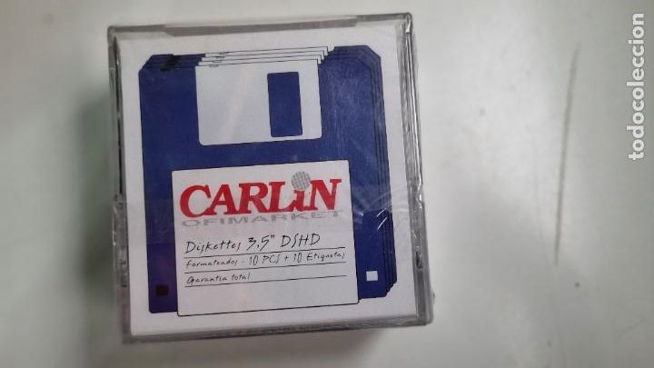 Videojuegos y consolas: Caja de 10 disquetes (PRECINTADO) PC - Foto 1