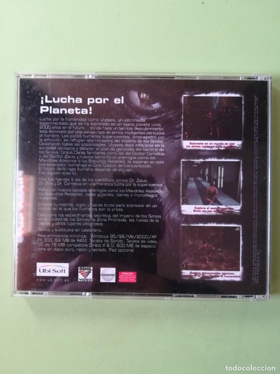 Videojuegos y consolas: Videojuego pc el planeta de los simios 2 discos cd - Foto 2