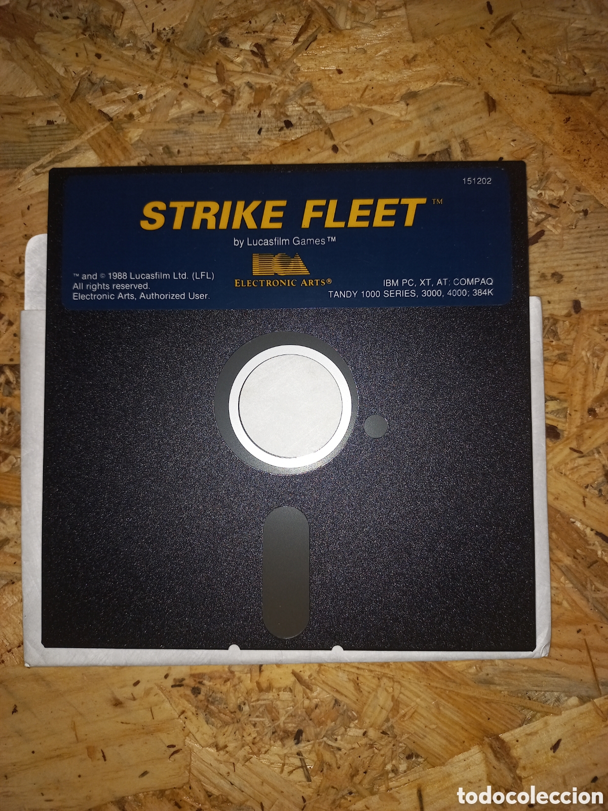 Videojuegos y consolas: PC IBM 5,25 STRIKE FLEET DISKETTE - Foto 1