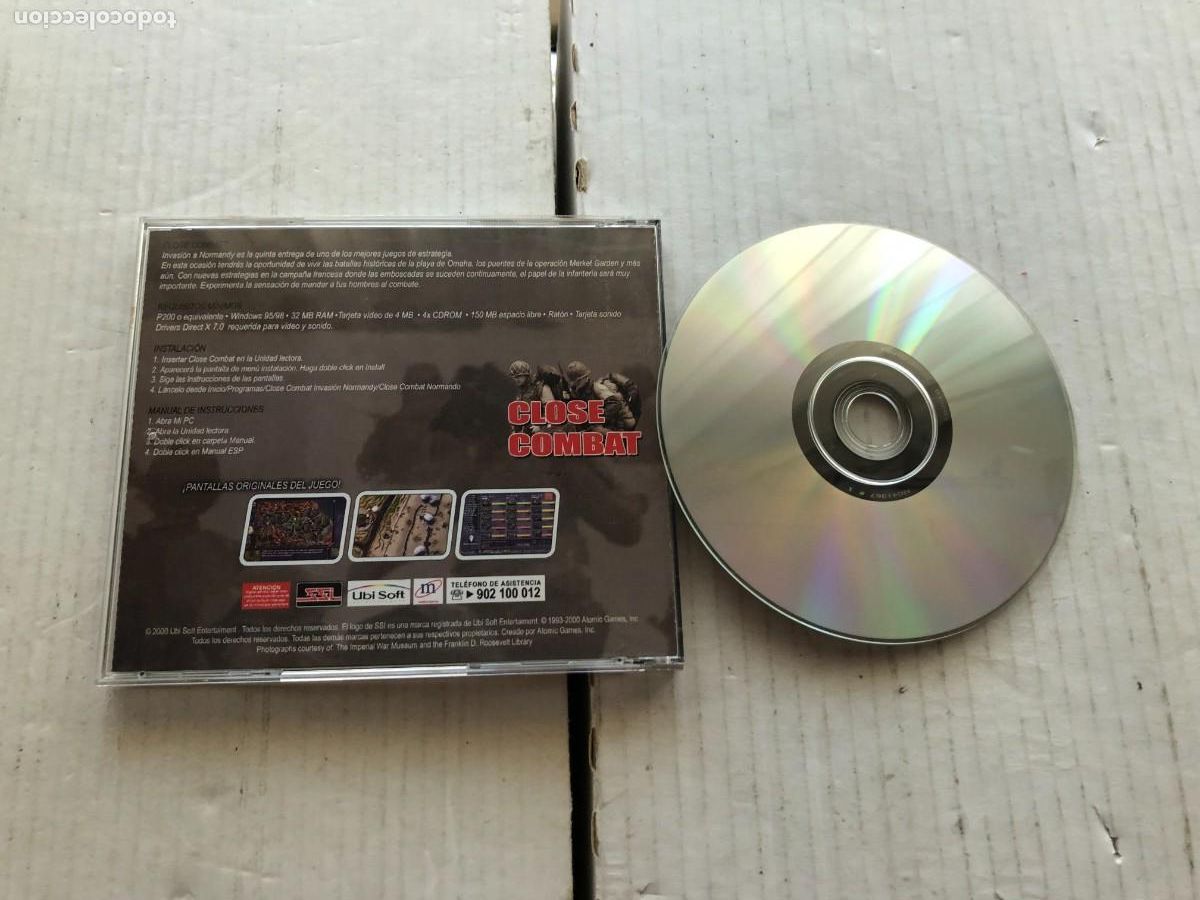 Videojuegos y consolas: CLOSE COMBAT - INVASION NORMANDY - PC CD KREATEN - Foto 2
