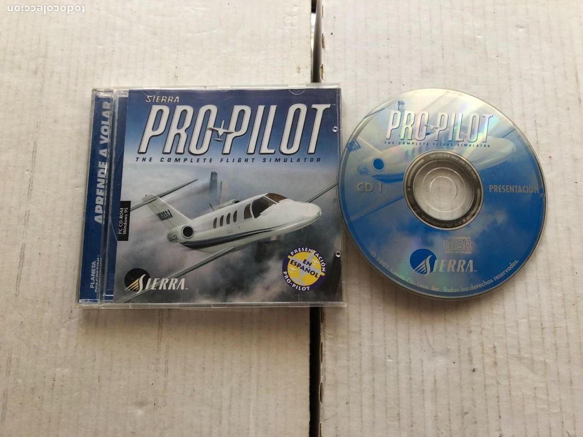Videojuegos y consolas: PRO PILOT PRESENTACION - SIERRA COMPLETE FLIGHT SIMULATOR ESPA&Ntilde;OL - PC CD KREATEN - Foto 1