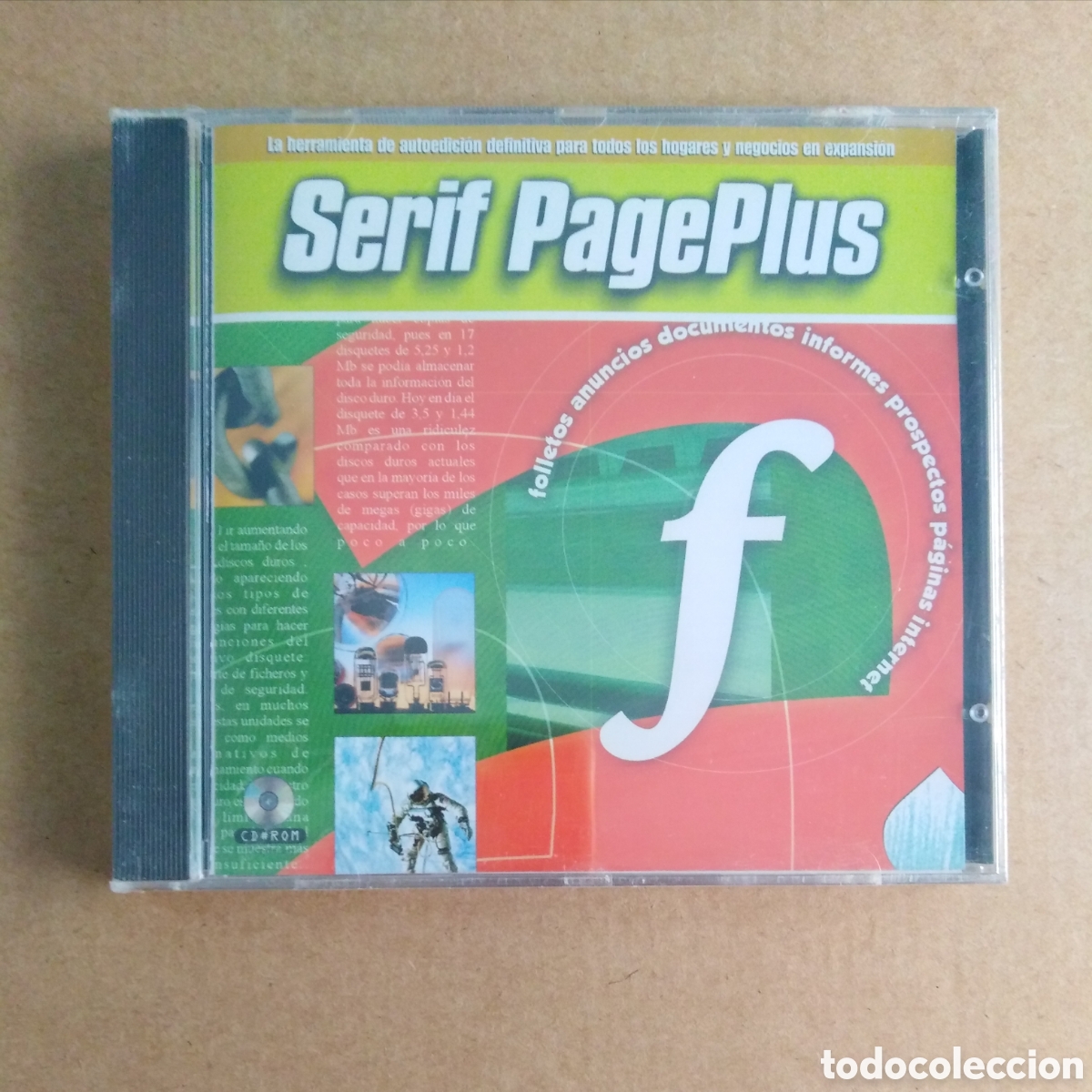 Videojuegos y consolas: (^_^) PC CD-Rom Serif PagePlus (Hobby Press/Axel Springer). Precintado. - Foto 1