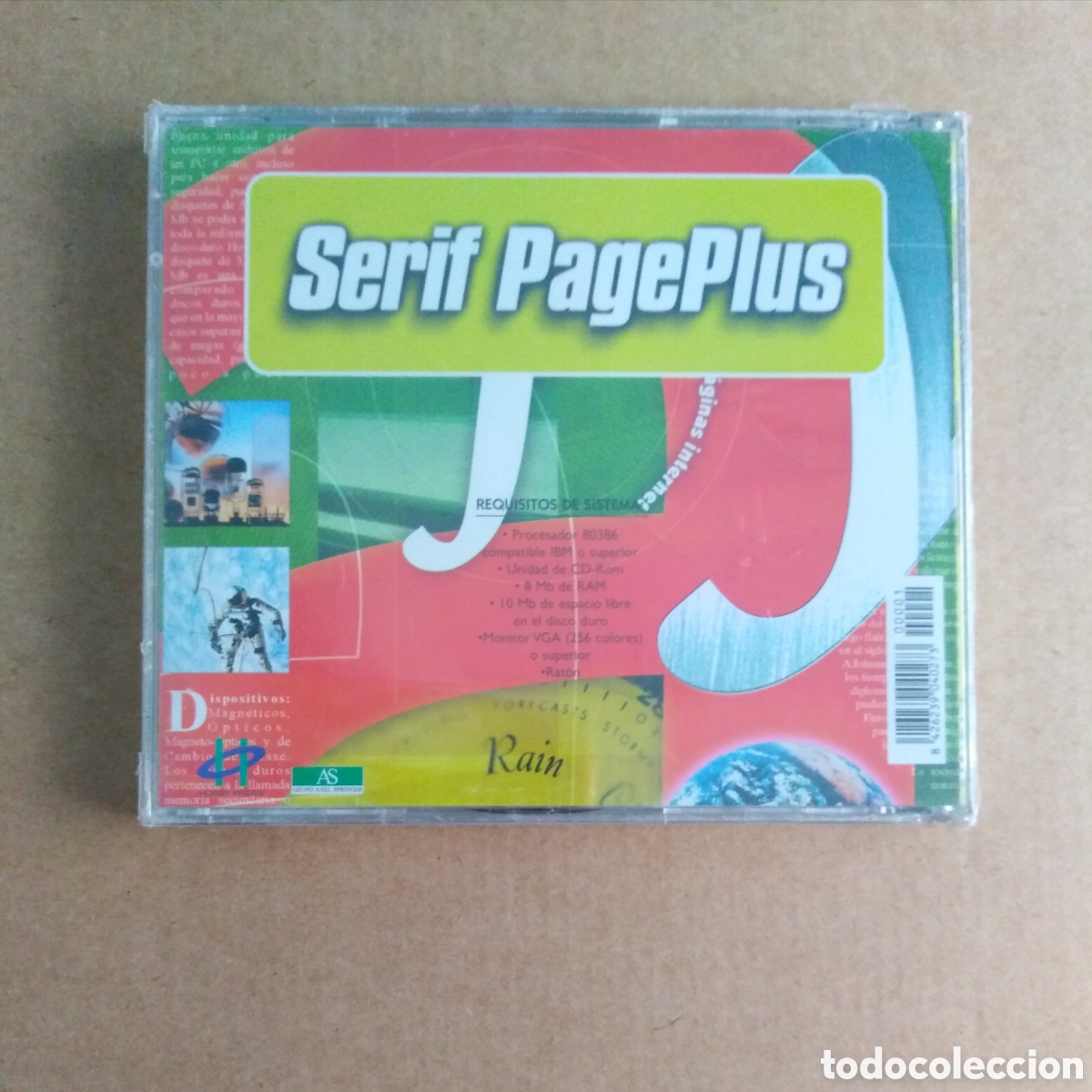 Videojuegos y consolas: (^_^) PC CD-Rom Serif PagePlus (Hobby Press/Axel Springer). Precintado. - Foto 2