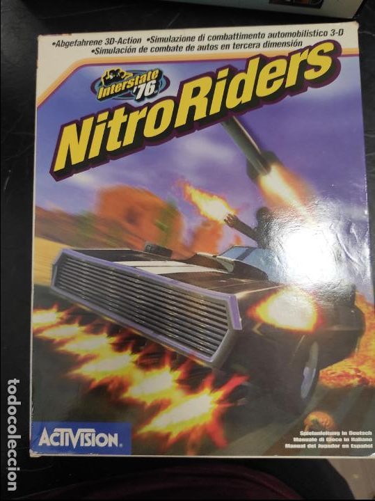 Videojuegos y consolas: Interstate 76 Nitroriders Nitro riders - PC CAJA GRANDE - Foto 1