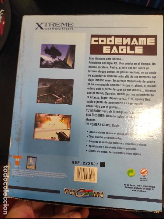 Videojuegos y consolas: Codename Eagle - PC CAJA GRANDE - Foto 2