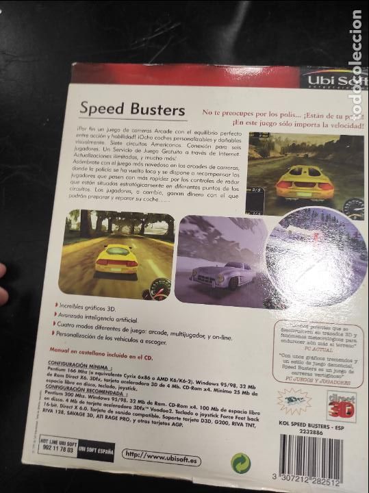 Videojuegos y consolas: Speed Busters - PC CAJA GRANDE - Foto 2