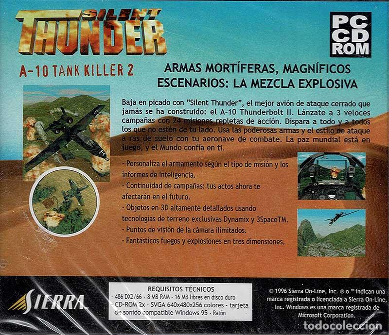 Videojuegos y consolas: Silent Thunder. A-10 Tank Killer 2. PC (precintado) - Foto 2