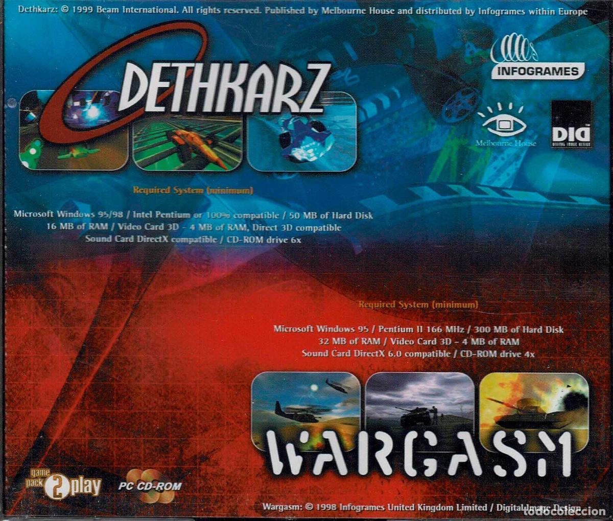 Videojuegos y consolas: Dethkarz + Wargasm. PC (precintado) - Foto 2