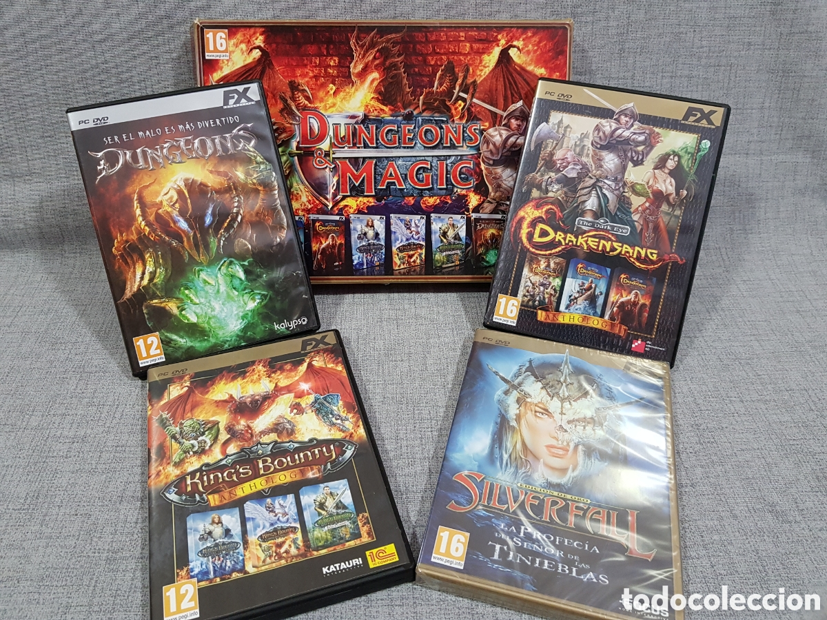 Videojuegos y consolas: CAJA DUNGEONS & MAGIC JUEGOS PARA PC - Foto 3