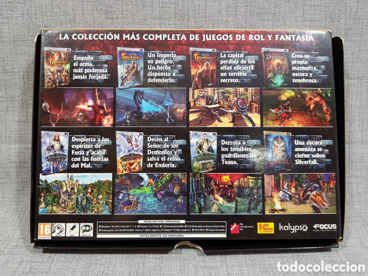 Videojuegos y consolas: CAJA DUNGEONS & MAGIC JUEGOS PARA PC - Foto 26