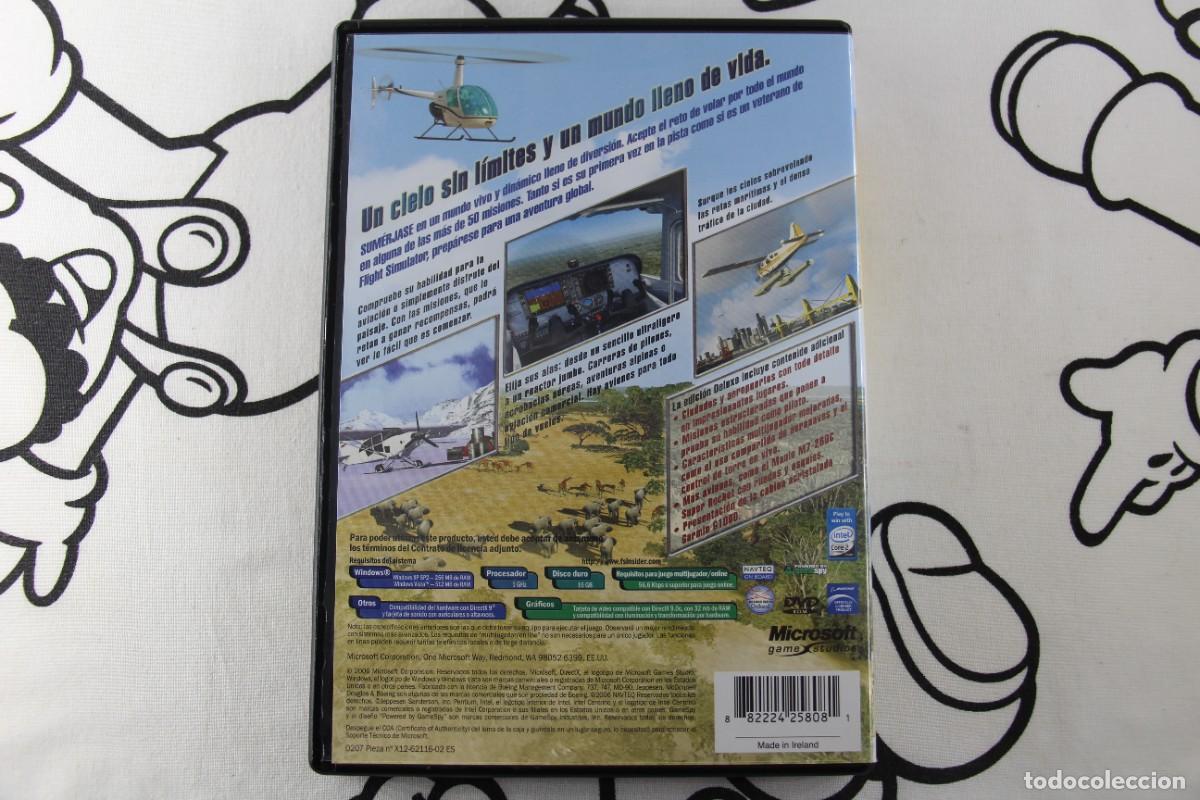 Videojuegos y consolas: PC MICROSOFT FLIGHT SIMULATOR X PROFESSIONAL EDITION BUEN ESTADO PAL ESPA&Ntilde;A - Foto 2