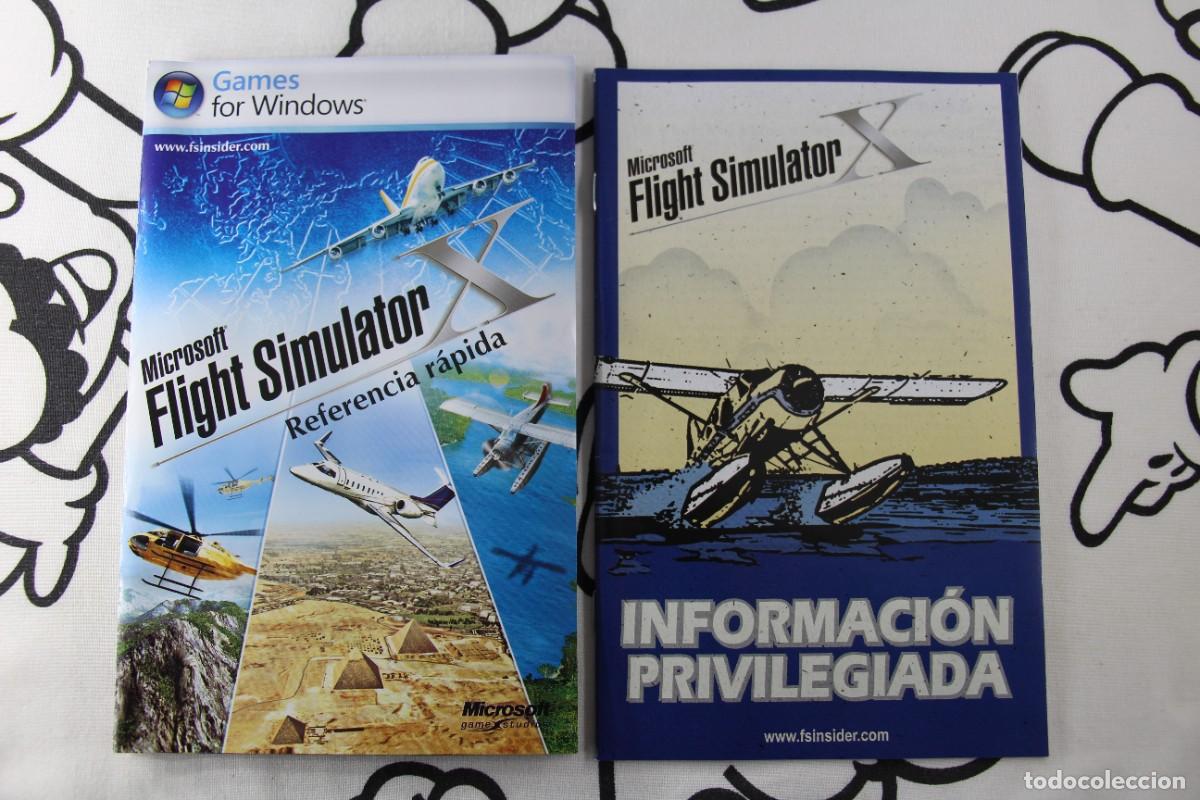 Videojuegos y consolas: PC MICROSOFT FLIGHT SIMULATOR X PROFESSIONAL EDITION BUEN ESTADO PAL ESPA&Ntilde;A - Foto 4