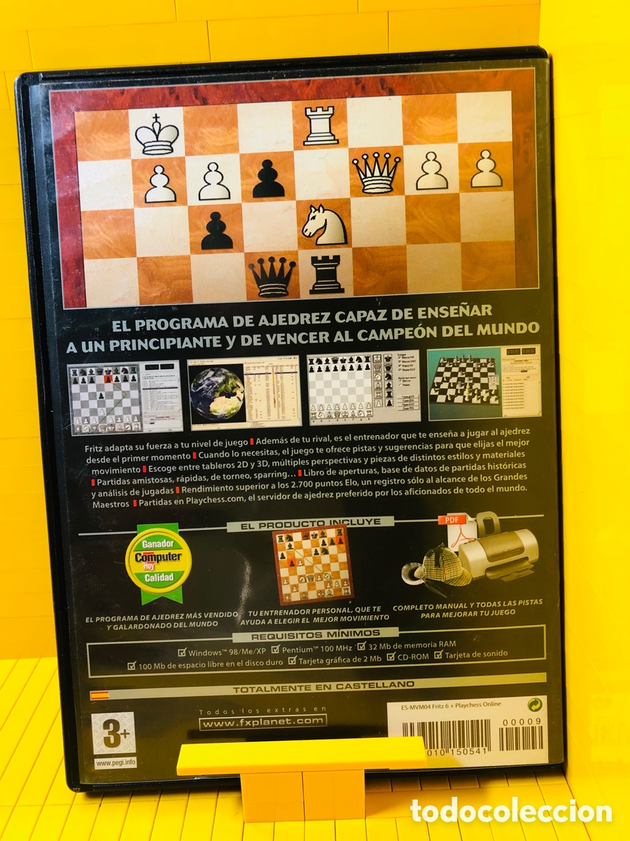 Videojuegos y consolas: JUEGO PC ● FRITZ 6 ● EL PROGRAMA DE AJEDREZ CAMPEON DEL MUNDO ● FX - Foto 2