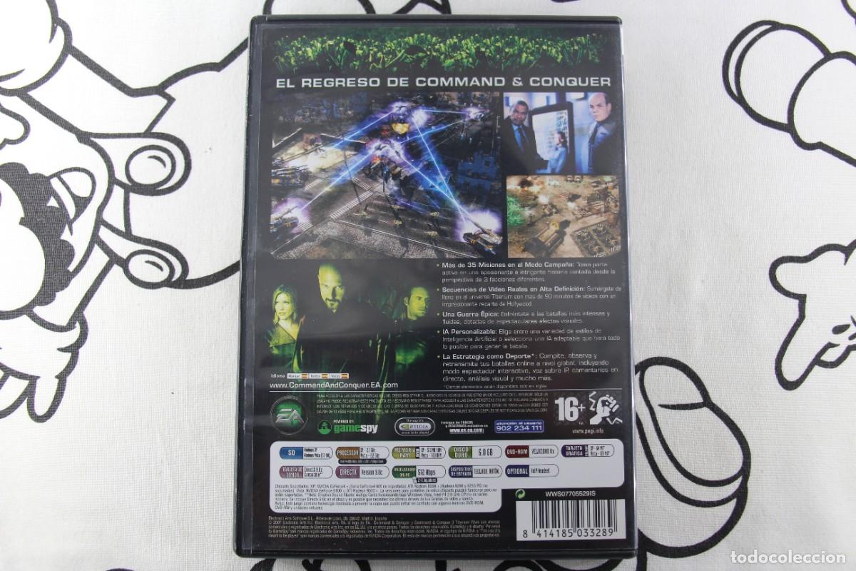 Videojuegos y consolas: PC COMMAND & CONQUER 3 TIBERIUM WARS MUY BUEN ESTADO PAL ESPA&Ntilde;A - Foto 2