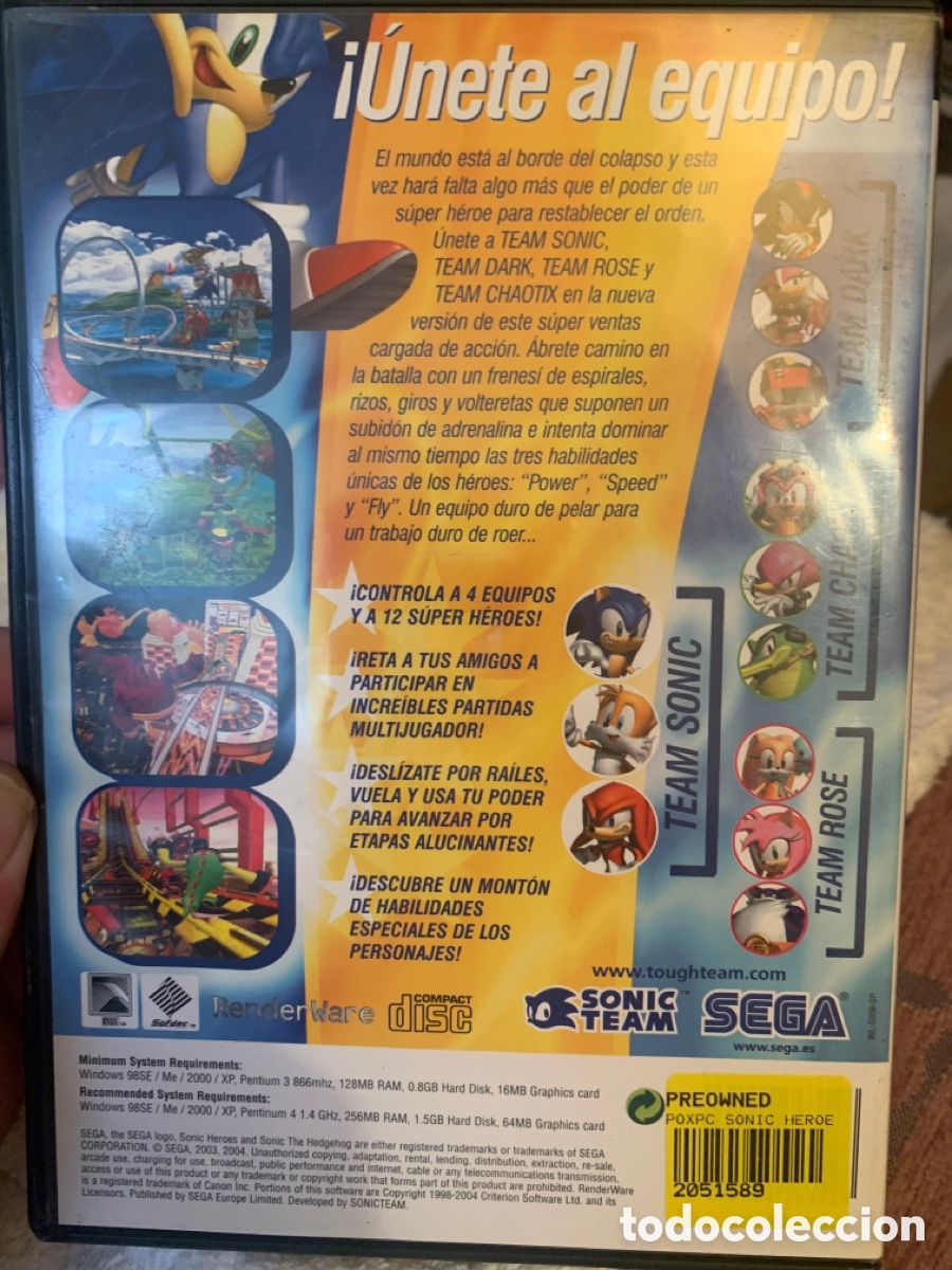 Videojuegos y consolas: Juego sonic heroes sega - Foto 6