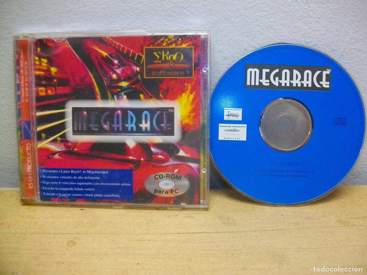 Videojuegos y consolas: MEGARACE JUEGO de PC WIN 95 / 98 - Foto 1
