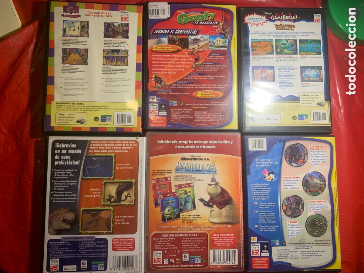 Videojuegos y consolas: Lote juegos disney pc cd-rom - Foto 5