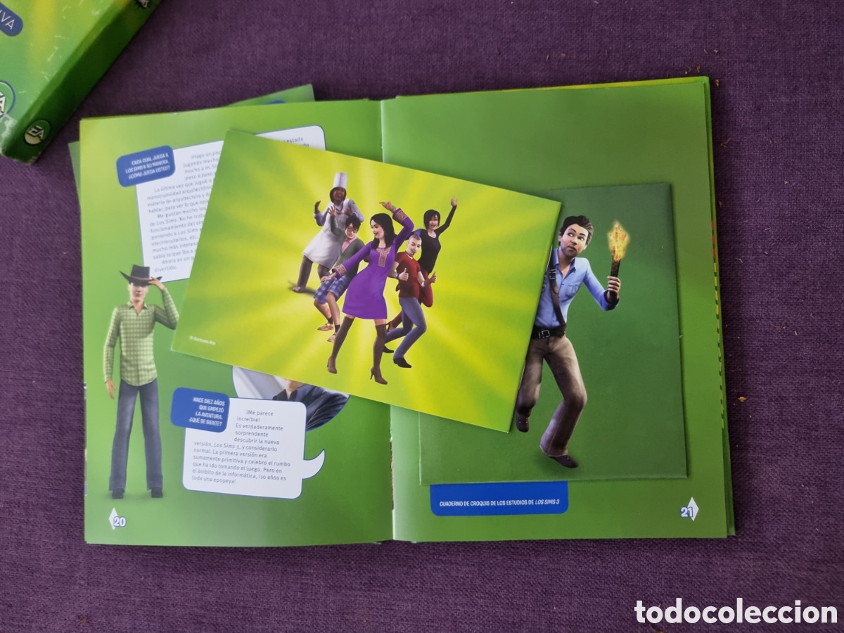 Videojuegos y consolas: LOS SIMS 3. ED. CONMEMORATIVA: LIBRO, SOFWARE PC/MAC, MATERIAL EXTRA, POSTER - Foto 4