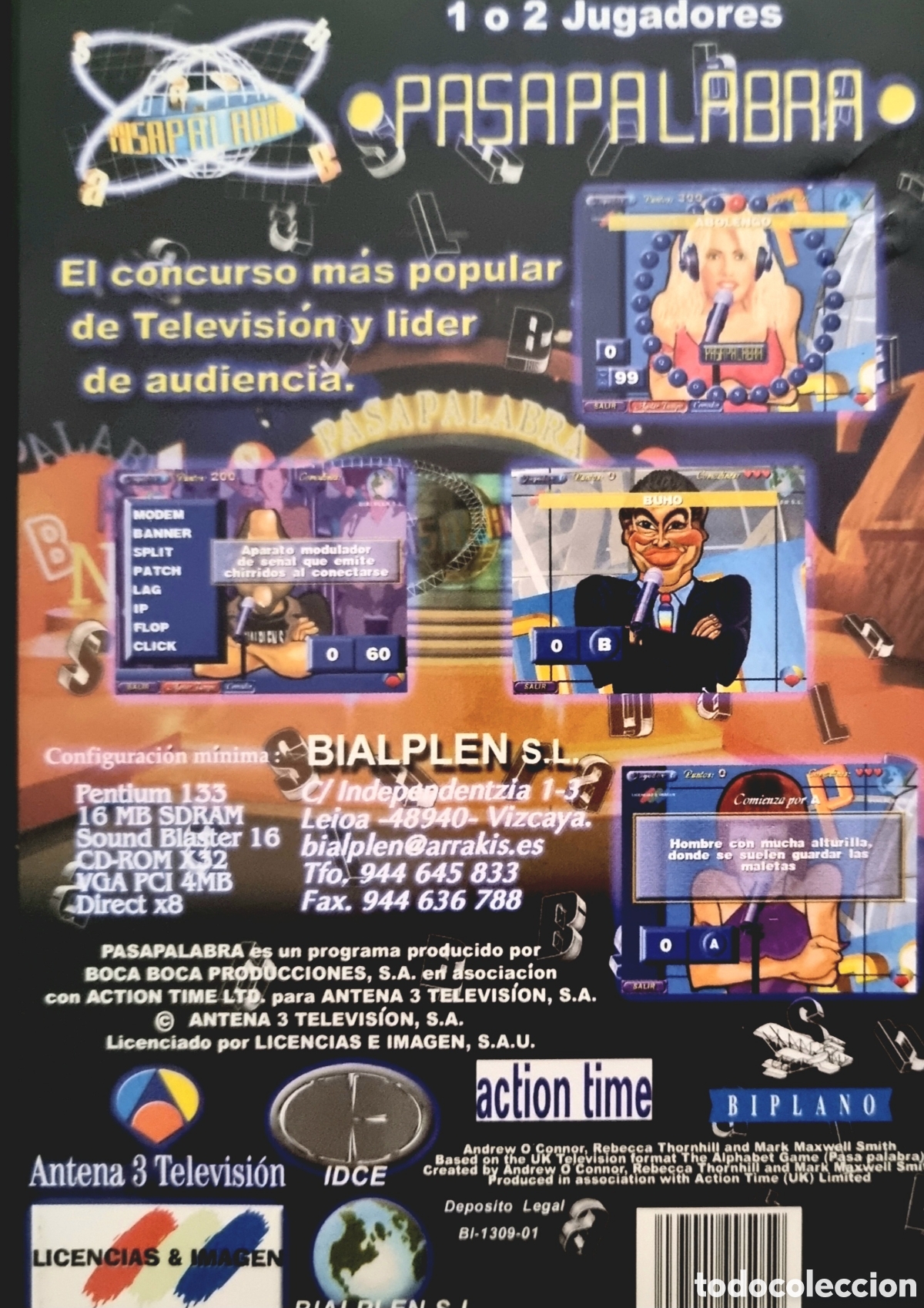 Videojuegos y consolas: PASAPALABRA PC CD-ROM. 2001 - Foto 4