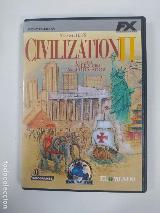 Videojuegos y consolas: CIVILIZATION II. FX INTERACTIVE. PC CD ROM. DVD. TDKV131 - Foto 1